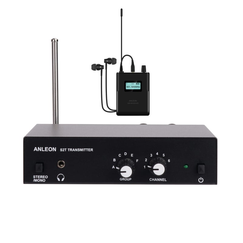 ANLEON S2 Wireless In-ear Monitor System UHF (561-568MHz, Transmitter and Receiver) - Image 1